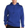 Sport-Tek Mens Sport-Wick Moisture Wicking Fleece Hooded Sweatshirt Hoodie - True Royal Blue