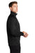 Sport-Tek F247 Mens Tech Moisture Wicking Fleece 1/4 Zip Sweatshirt Black Model Side