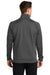 Sport-Tek F247 Mens Tech Moisture Wicking Fleece 1/4 Zip Sweatshirt Heather Graphite Grey Model Back