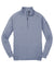 Sport-Tek F247 Mens Tech Moisture Wicking Fleece 1/4 Zip Sweatshirt Heather Grey Flat Front