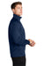 Sport-Tek F247 Mens Tech Moisture Wicking Fleece 1/4 Zip Sweatshirt True Navy Blue Model Side