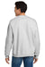 Hanes F260 Mens Ultimate Cotton PrintPro XP Pill Resistant Crewneck Sweatshirt Ash Grey Model Back