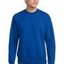 Hanes Mens Ultimate Cotton PrintPro XP Pill Resistant Crewneck Sweatshirt - Deep Royal Blue