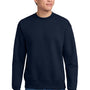 Hanes Mens Ultimate Cotton PrintPro XP Pill Resistant Crewneck Sweatshirt - Navy Blue