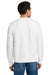 Hanes F260 Mens Ultimate Cotton PrintPro XP Pill Resistant Crewneck Sweatshirt White Model Back