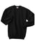 Hanes F260 Mens Ultimate Cotton PrintPro XP Pill Resistant Crewneck Sweatshirt Black Flat Front