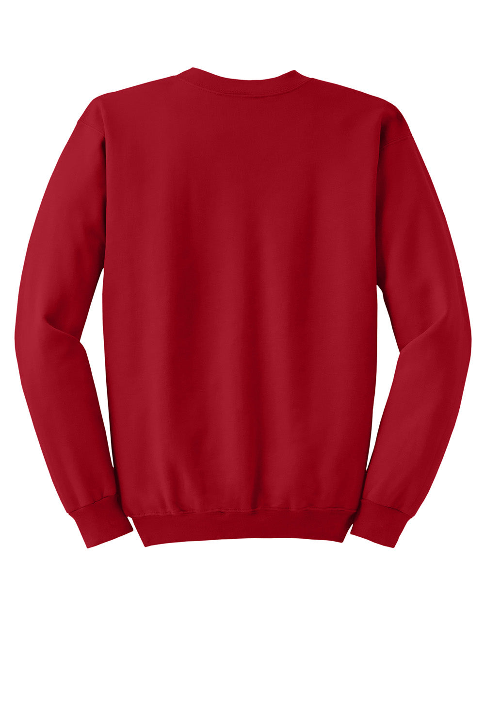 Hanes F260 Mens Ultimate Cotton PrintPro XP Pill Resistant Crewneck Sweatshirt Deep Red Flat Back