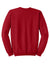 Hanes F260 Mens Ultimate Cotton PrintPro XP Pill Resistant Crewneck Sweatshirt Deep Red Flat Back