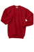 Hanes F260 Mens Ultimate Cotton PrintPro XP Pill Resistant Crewneck Sweatshirt Deep Red Flat Front