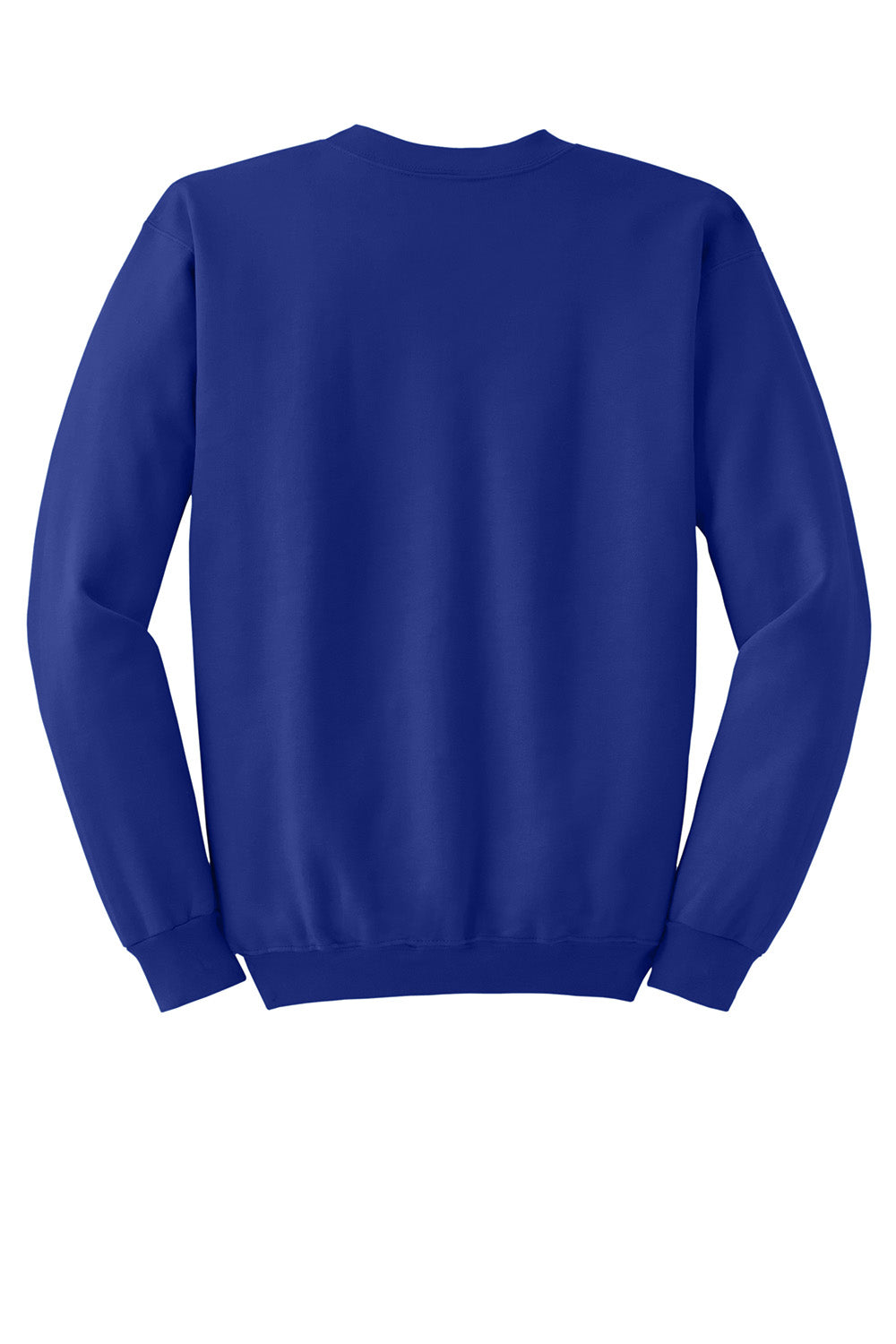 Hanes F260 Mens Ultimate Cotton PrintPro XP Pill Resistant Crewneck Sweatshirt Deep Royal Blue Flat Back