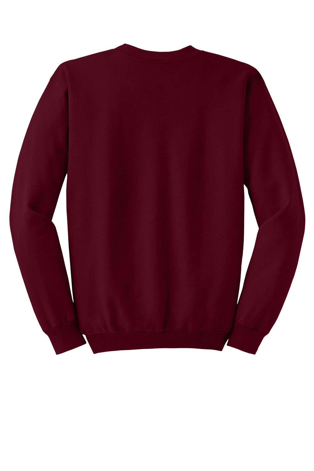 Hanes F260 Mens Ultimate Cotton PrintPro XP Pill Resistant Crewneck Sweatshirt Maroon Flat Back