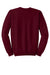 Hanes F260 Mens Ultimate Cotton PrintPro XP Pill Resistant Crewneck Sweatshirt Maroon Flat Back