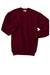 Hanes F260 Mens Ultimate Cotton PrintPro XP Pill Resistant Crewneck Sweatshirt Maroon Flat Front