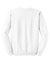 Hanes F260 Mens Ultimate Cotton PrintPro XP Pill Resistant Crewneck Sweatshirt White Flat Back