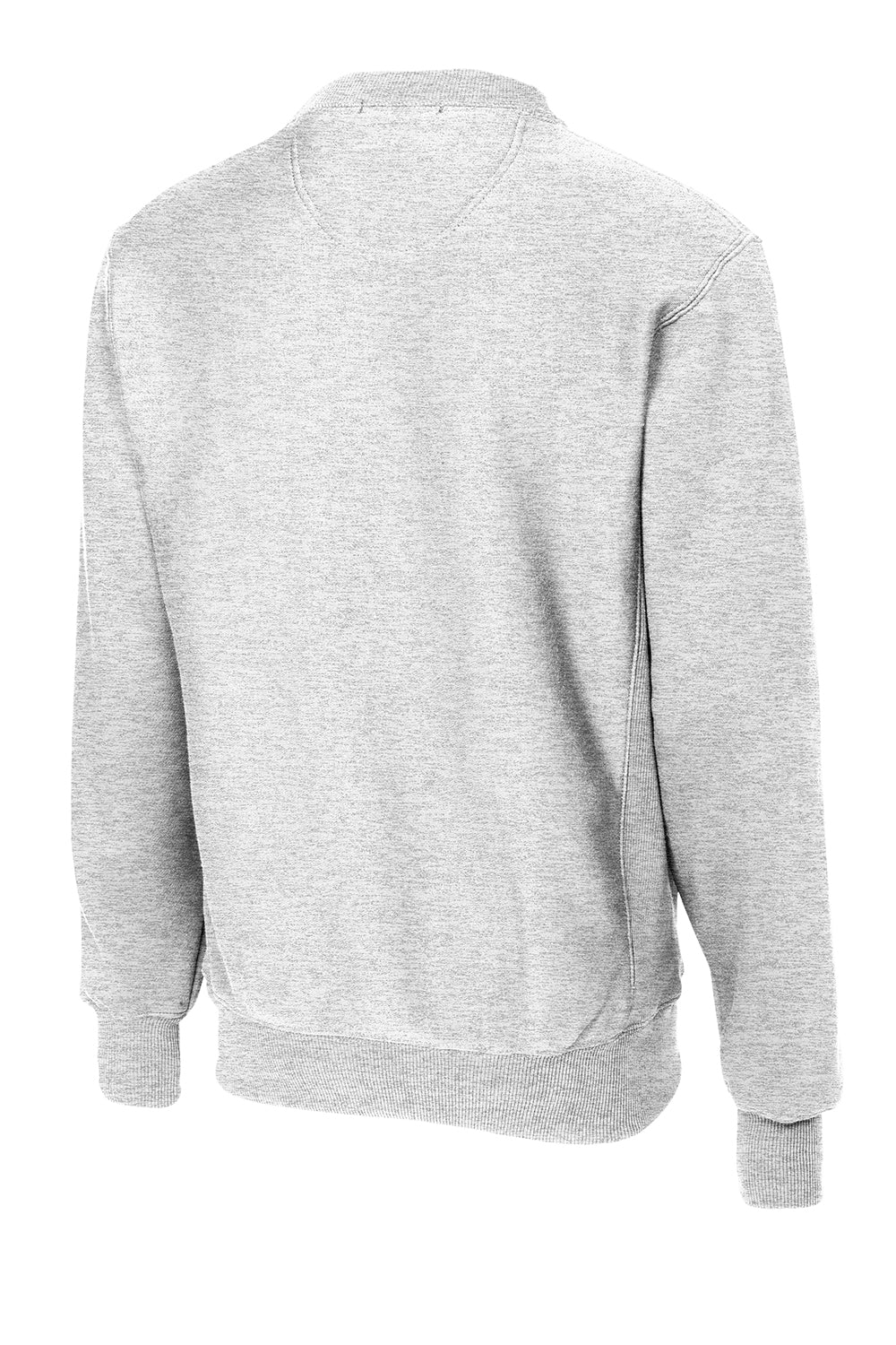 Sport-Tek F280 Mens Fleece Crewneck Sweatshirt Heather Grey Flat Back