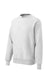 Sport-Tek F280 Mens Fleece Crewneck Sweatshirt Heather Grey Flat Front