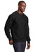 Sport-Tek F280 Mens Fleece Crewneck Sweatshirt Black Model 3q