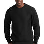 Sport-Tek Mens Fleece Crewneck Sweatshirt - Black