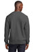 Sport-Tek F280 Mens Fleece Crewneck Sweatshirt Heather Graphite Grey Model Back