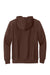 Sport-Tek F281 Mens Fleece Hooded Sweatshirt Hoodie Brown Flat Back