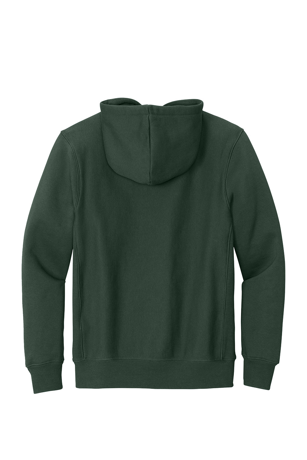 Sport-Tek F281 Mens Fleece Hooded Sweatshirt Hoodie Dark Green Flat Back