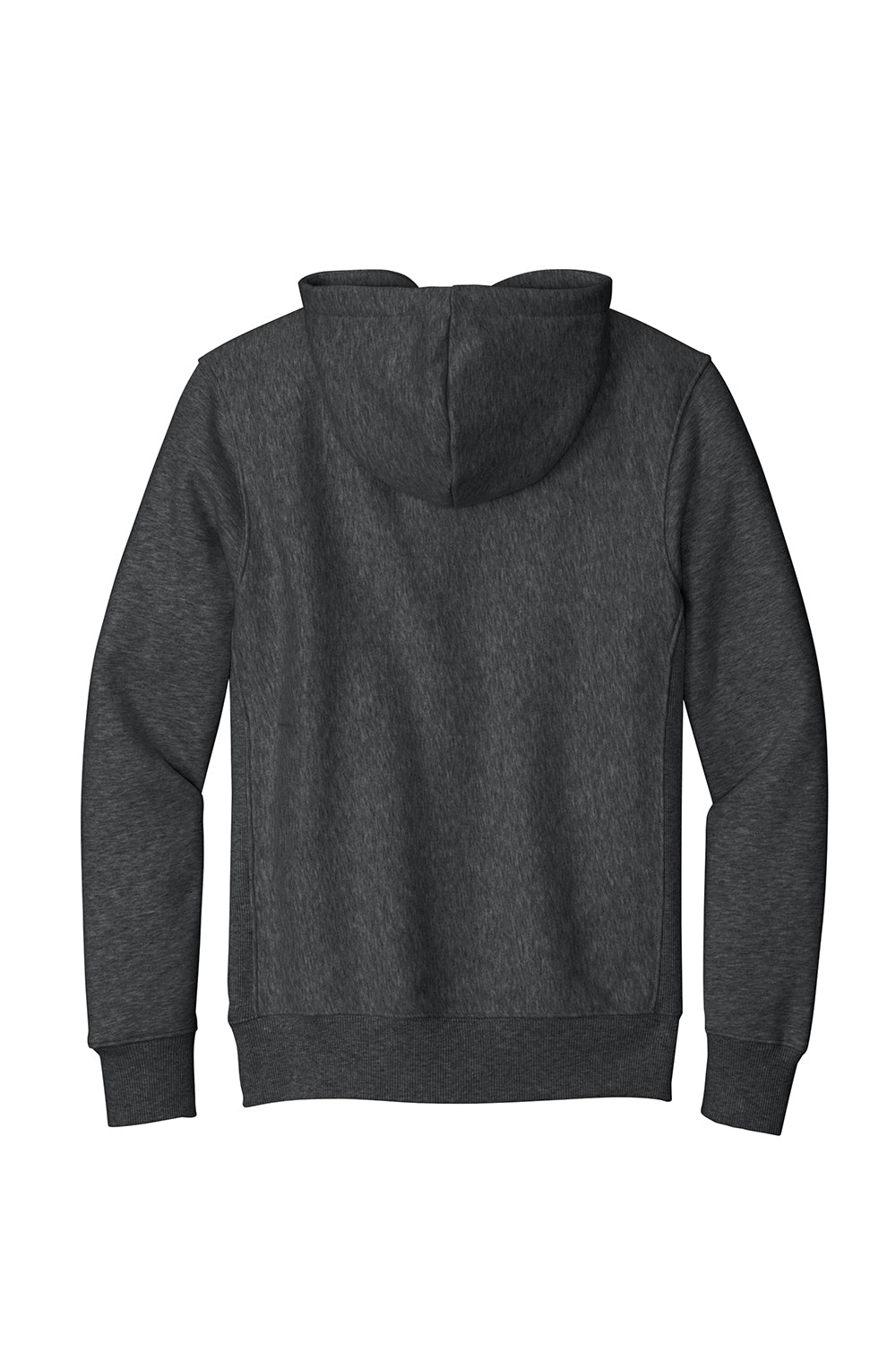 Sport-Tek F281 Mens Fleece Hooded Sweatshirt Hoodie Heather Graphite Grey Flat Back