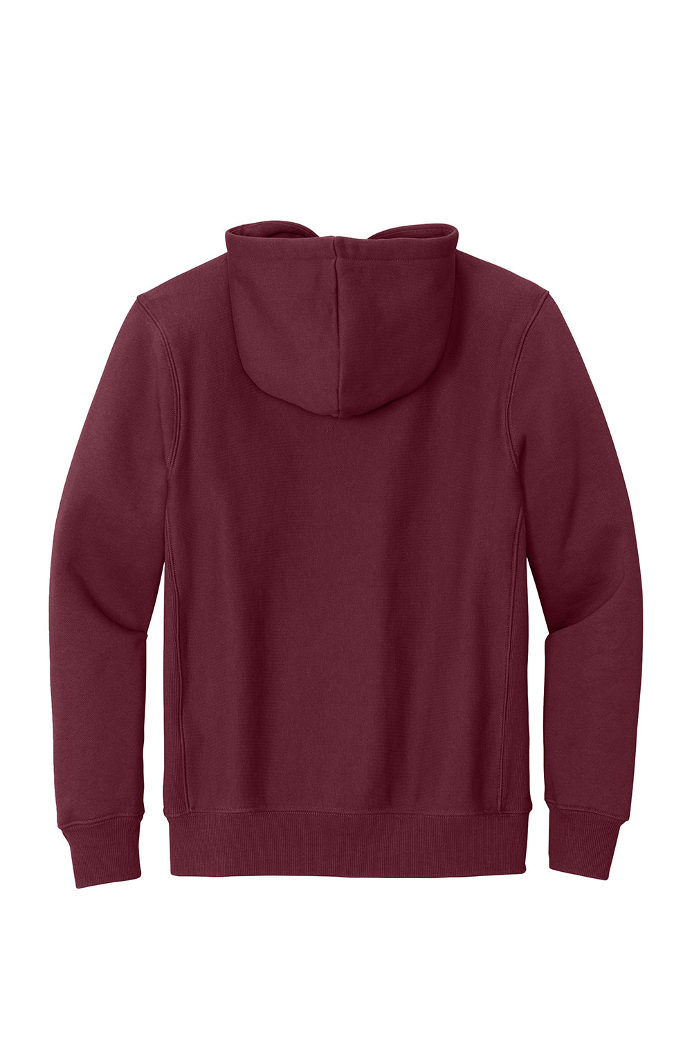 Sport-Tek F281 Mens Fleece Hooded Sweatshirt Hoodie Maroon Flat Back