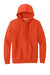 Sport-Tek F281 Mens Fleece Hooded Sweatshirt Hoodie Orange Flat Front