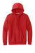 Sport-Tek F281 Mens Fleece Hooded Sweatshirt Hoodie Red Flat Front