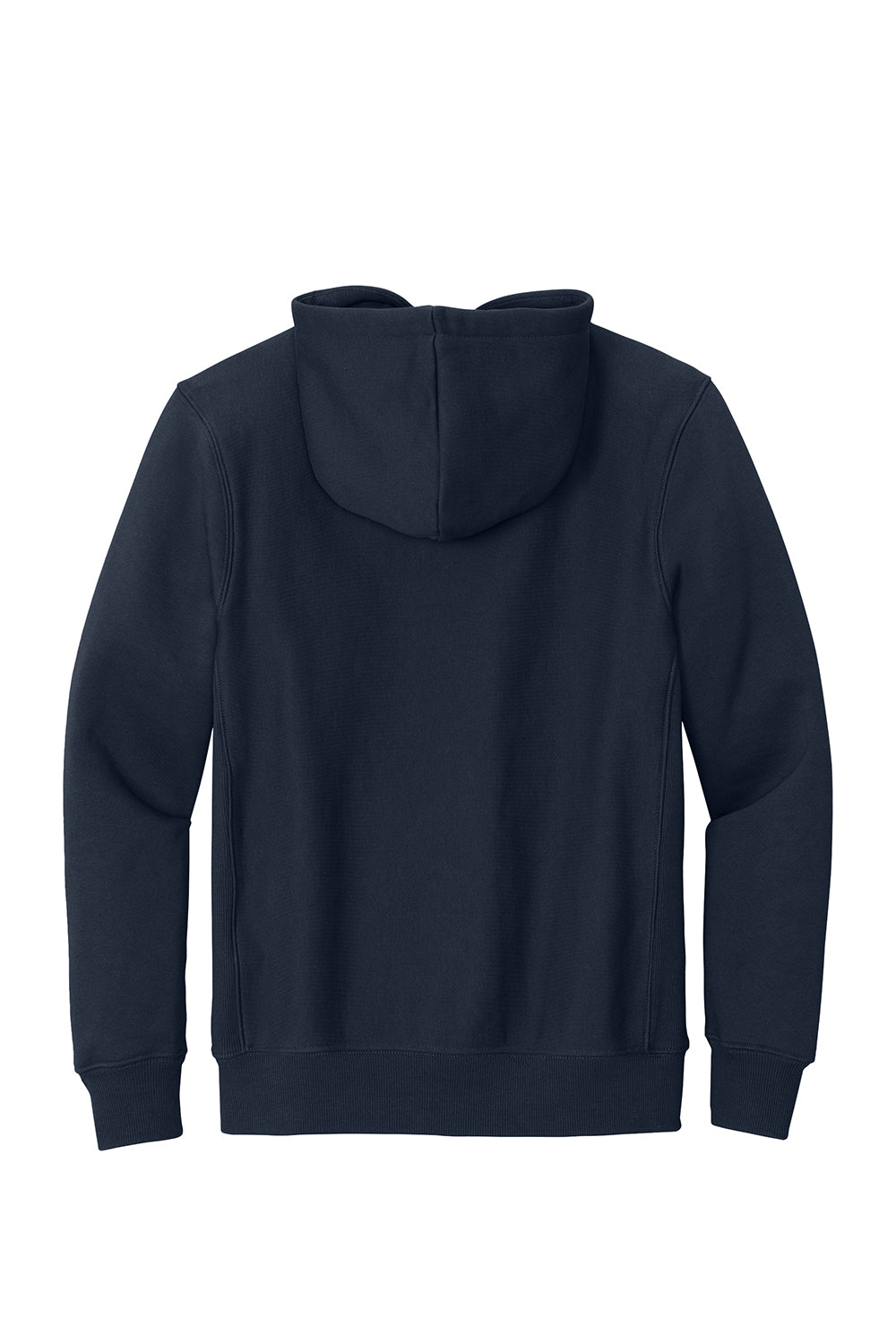 Sport-Tek F281 Mens Fleece Hooded Sweatshirt Hoodie True Navy Blue Flat Back