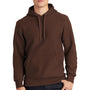 Sport-Tek Mens Fleece Hooded Sweatshirt Hoodie - Brown