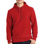 Sport-Tek Mens Fleece Hooded Sweatshirt Hoodie - Red