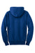 Sport-Tek F282 Mens Fleece Full Zip Hooded Sweatshirt Hoodie Royal Blue Flat Back