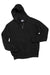 Hanes F283/F280 Mens Ultimate Cotton PrintPro XP Pill Resistant Full Zip Hooded Sweatshirt Hoodie w/ Pockets Black Flat Front