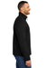 Port Authority F426 Mens Arc Sweater Fleece 1/4 Zip Jacket Deep Black Model Side