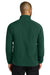 Port Authority F700 Mens C-FREE Raglan Fleece Full Zip Jacket Dark Green Model Back