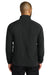 Port Authority F700 Mens C-FREE Raglan Fleece Full Zip Jacket Deep Black Model Back