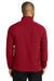 Port Authority F700 Mens C-FREE Raglan Fleece Full Zip Jacket Rich Red Model Back