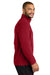 Port Authority F700 Mens C-FREE Raglan Fleece Full Zip Jacket Rich Red Model Side