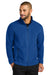 Port Authority F700 Mens C-FREE Raglan Fleece Full Zip Jacket True Royal Blue Model Front