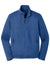 Port Authority F904 Mens Collective Full Zip Smooth Fleece Jacket Night Sky Blue Flat Front