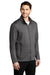 Port Authority F905 Mens Collective Striated Fleece Full Zip Jacket Heather Sterling Grey Model 3q