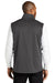 Port Authority F906 Mens Collective Smooth Fleece Full Zip Vest Graphite Grey Model Back