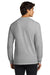 Gildan G2400/G240/2400 Mens Ultra Long Sleeve Crewneck T-Shirt Ash Grey Model Back