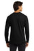 Gildan G2400/G240/2400 Mens Ultra Long Sleeve Crewneck T-Shirt Black Model Back