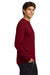 Gildan G2400/G240/2400 Mens Ultra Long Sleeve Crewneck T-Shirt Cardinal Red Model Side