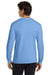 Gildan G2400/G240/2400 Mens Ultra Long Sleeve Crewneck T-Shirt Carolina Blue Model Back