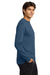 Gildan G2400/G240/2400 Mens Ultra Long Sleeve Crewneck T-Shirt Indigo Blue Model Side