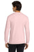 Gildan G2400/G240/2400 Mens Ultra Long Sleeve Crewneck T-Shirt Light Pink Model Back