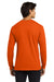 Gildan G2400/G240/2400 Mens Ultra Long Sleeve Crewneck T-Shirt Orange Model Back